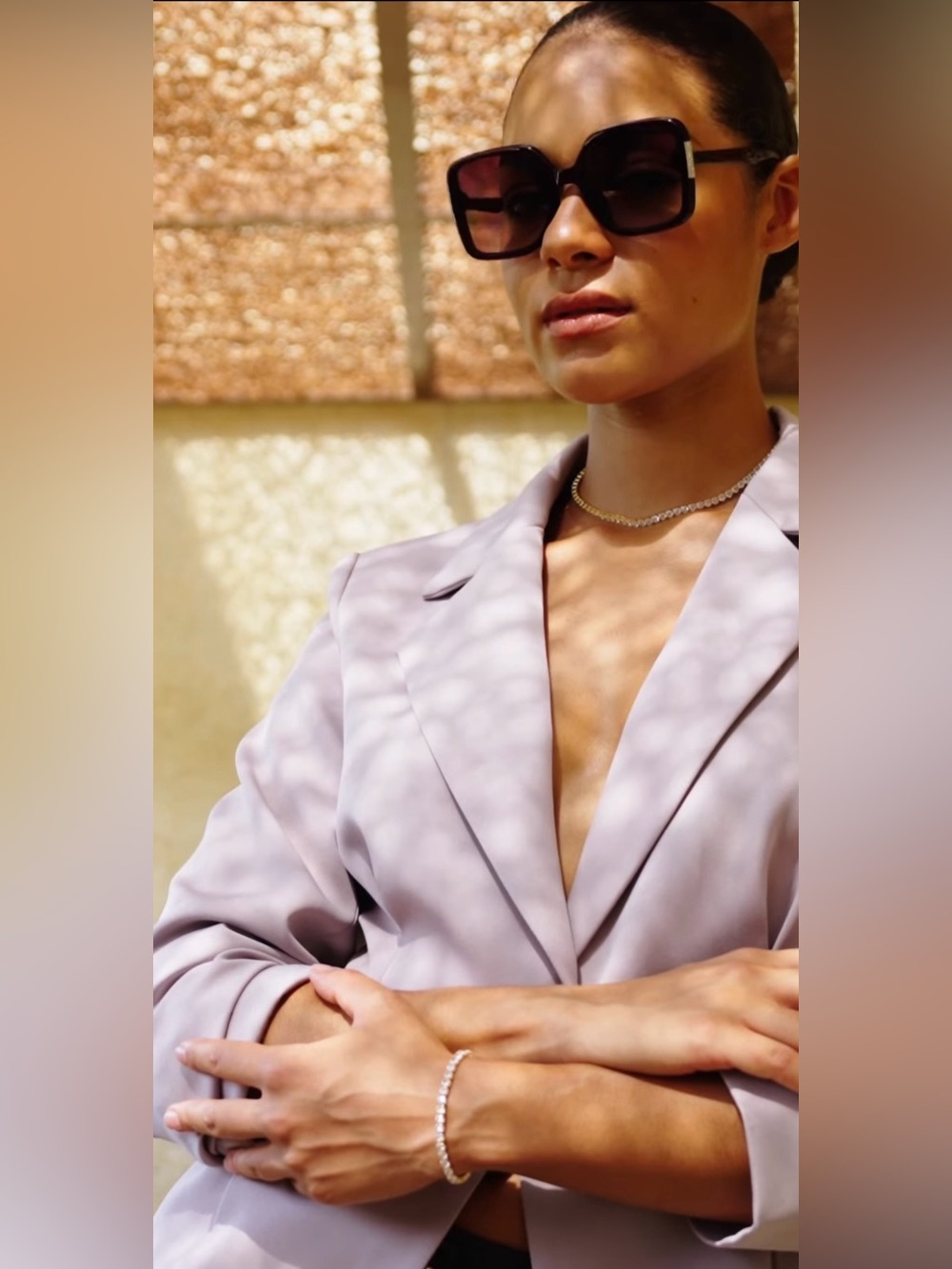 MICHAEL KORS SIZE XL~LAVENDER TAILORED BLAZER JACKET LIGHTWEIGHT COAT OFFICE